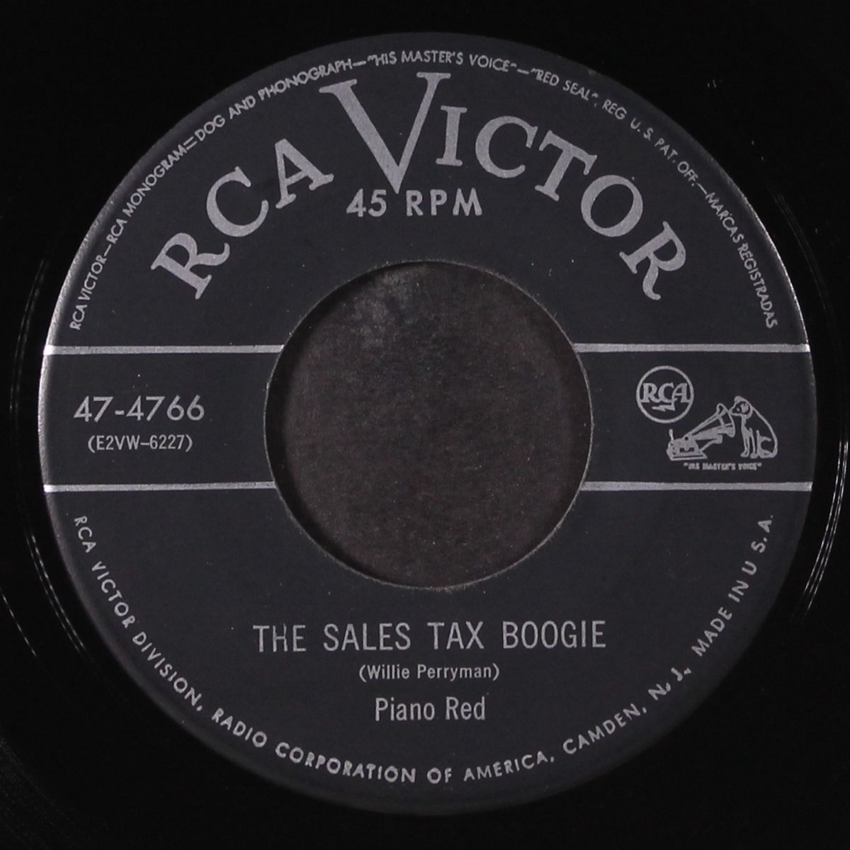 sales tax boogie / she walks right in by PIANO RED