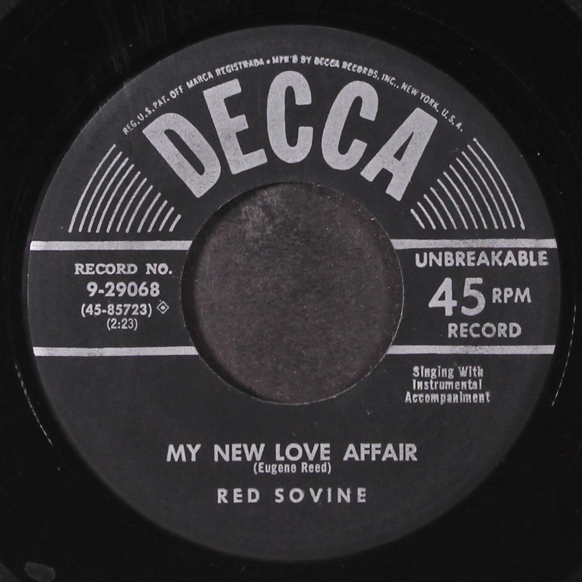 how do you think i feel / my new love affair by RED SOVINE
