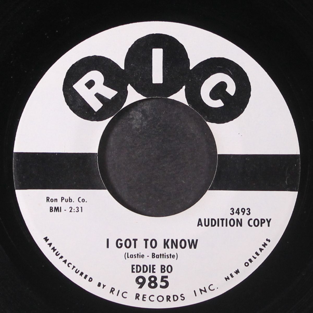 i got to know / bless you darling by EDDIE BO
