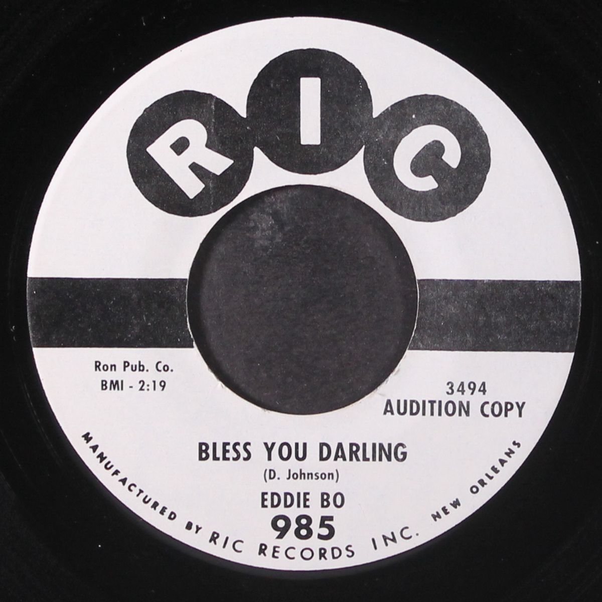 i got to know / bless you darling by EDDIE BO