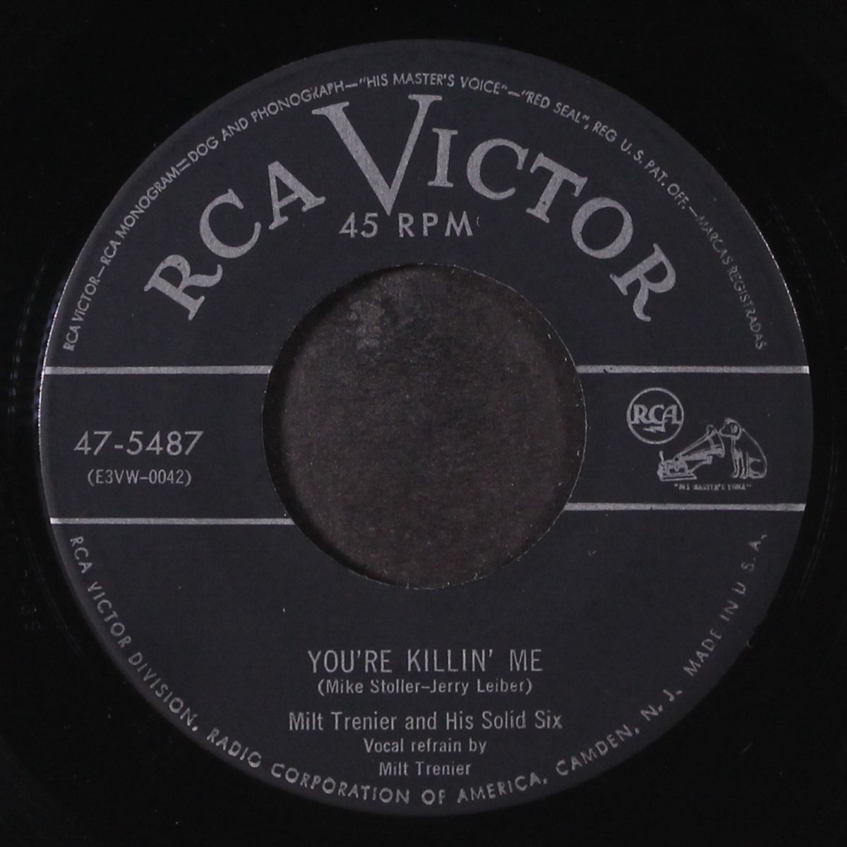 flip our wigs / your killin' me by MILT TRENIER