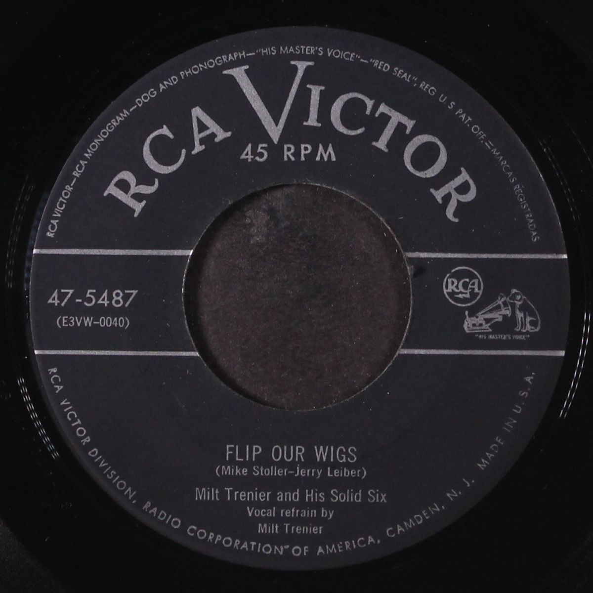 flip our wigs / your killin' me by MILT TRENIER