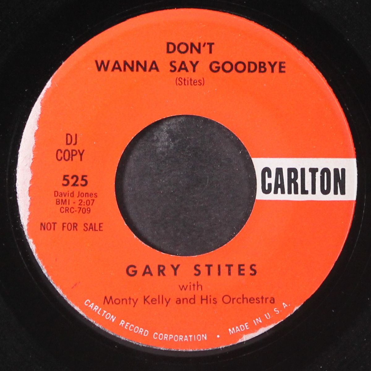don't wanna say goodbye by GARY STITES