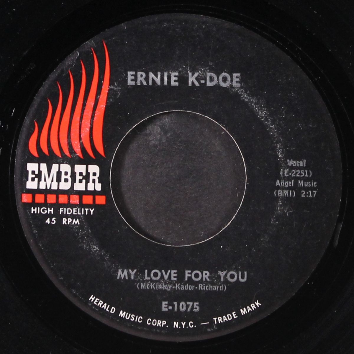 my love for you / shirley's tuff by ERNIE KADO