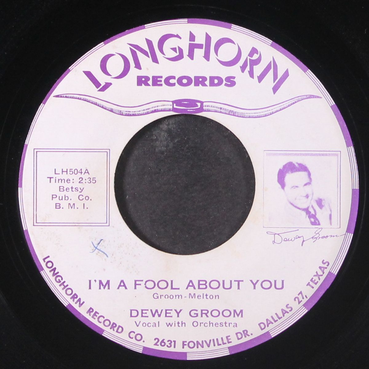 i'm a fool about you / fandango waltz by DEWEY GROOM