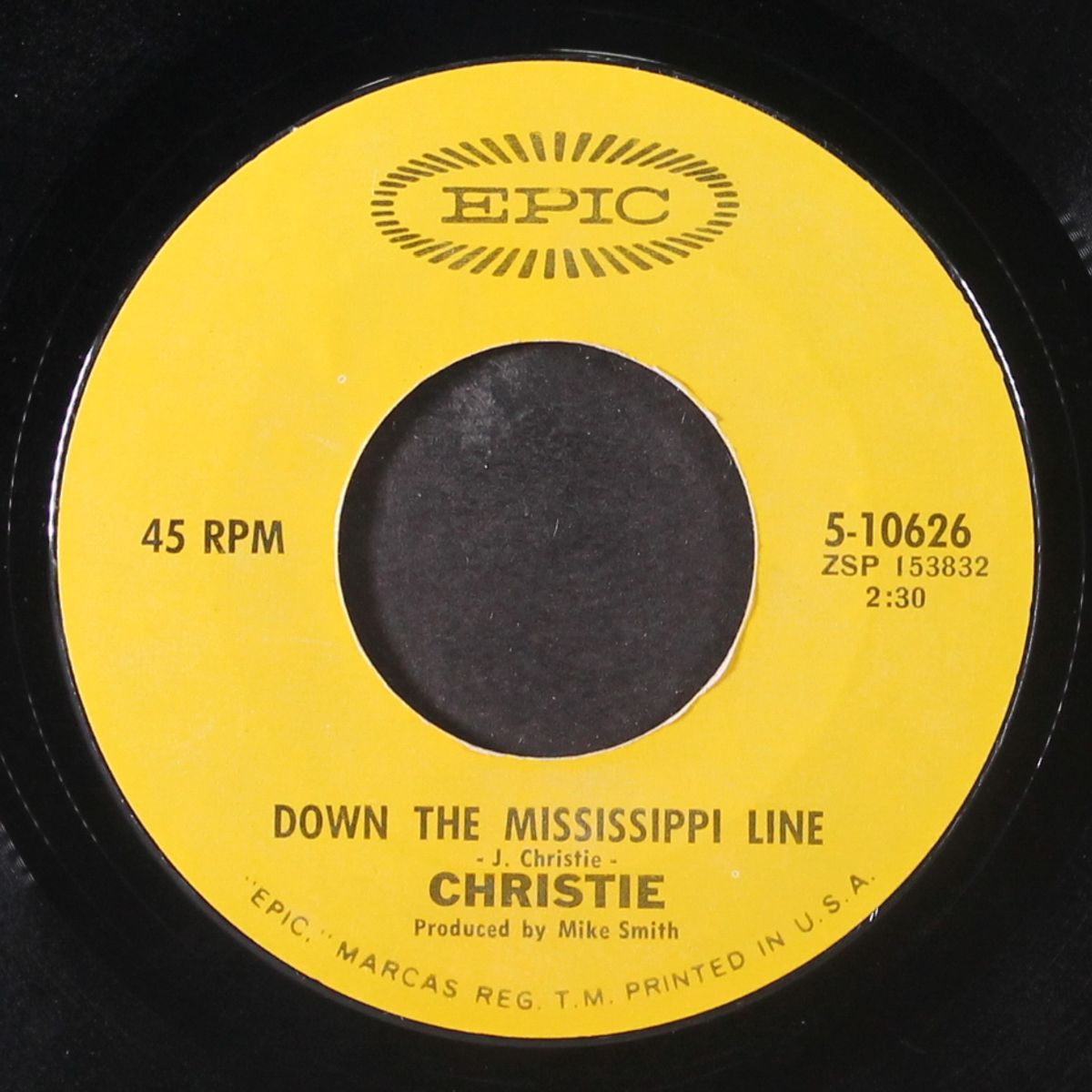 yellow river / down the mississippi line by CHRISTIE