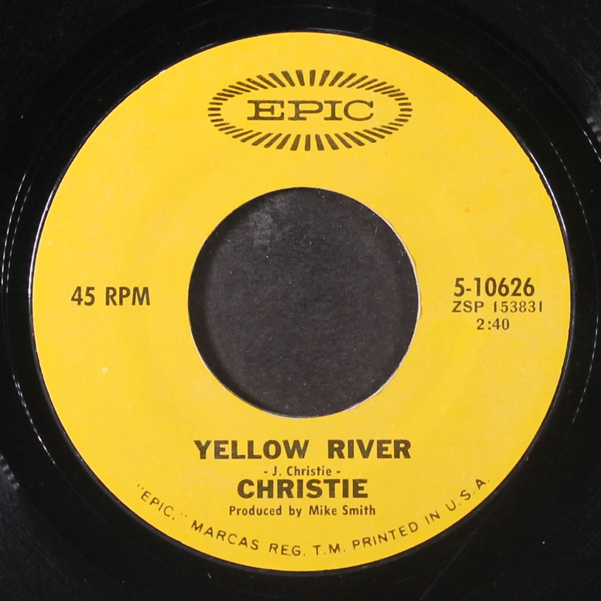 yellow river / down the mississippi line by CHRISTIE