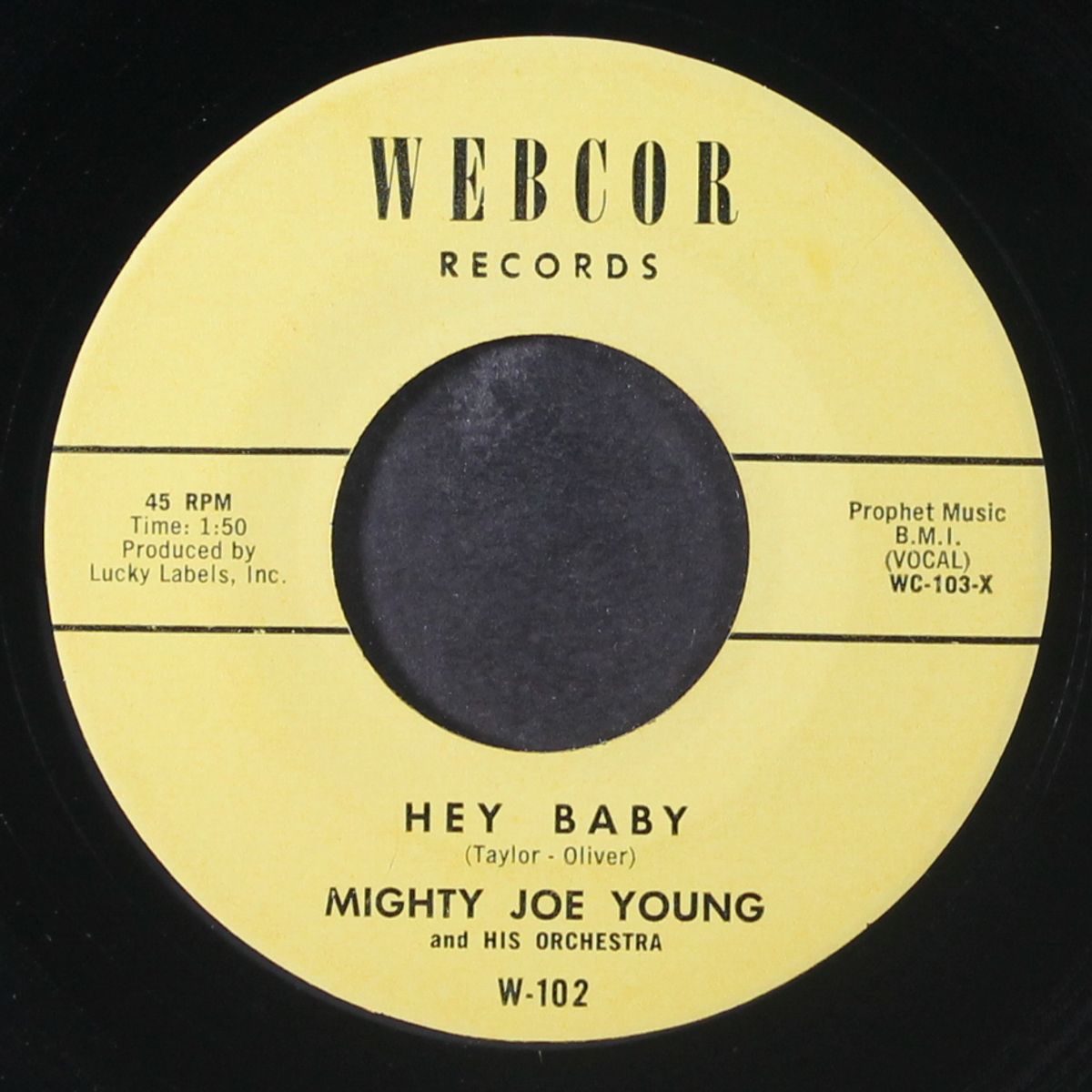 i want a love / hey baby by MIGHTY JOE YOUNG