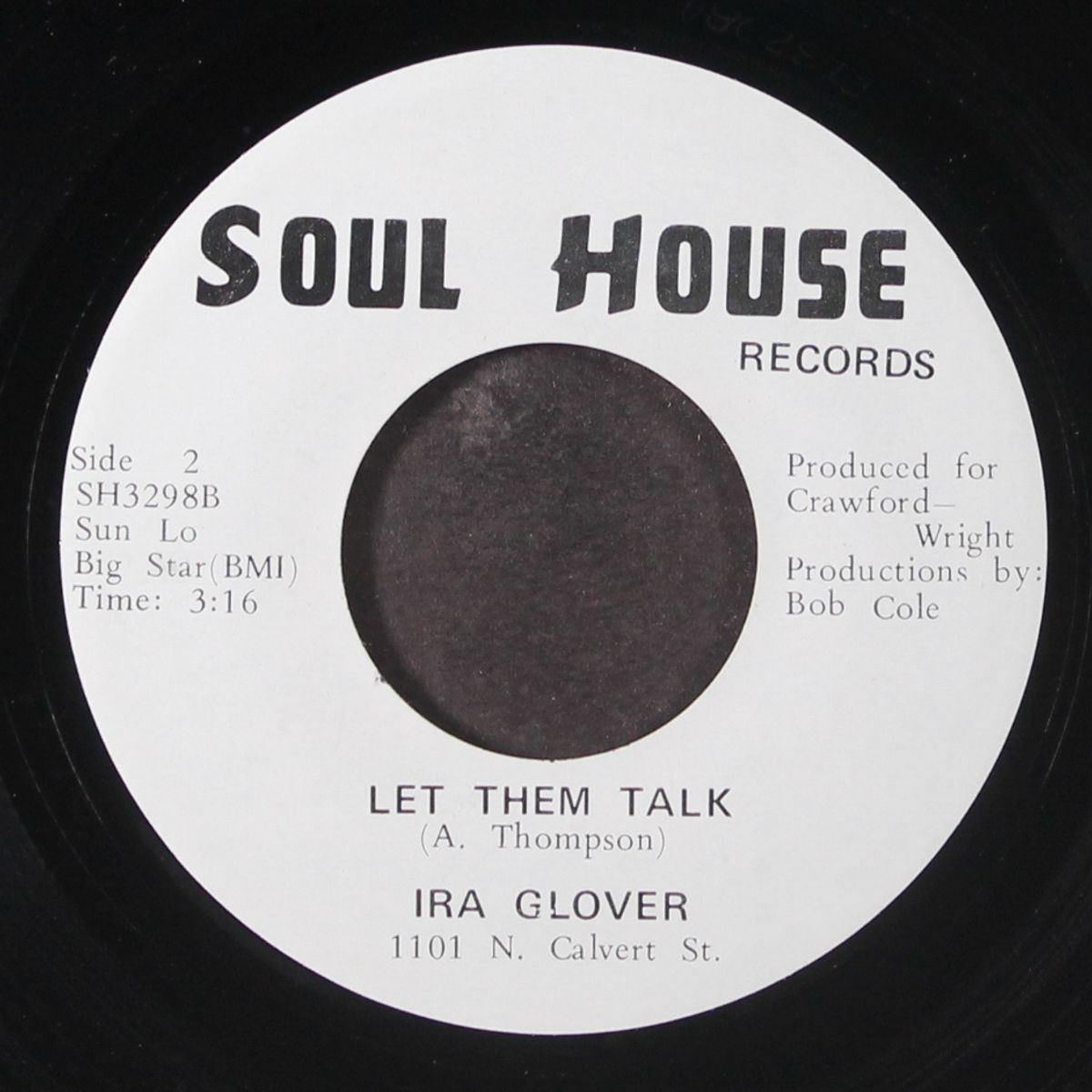 let them talk / he called me baby by IRA GLOVER