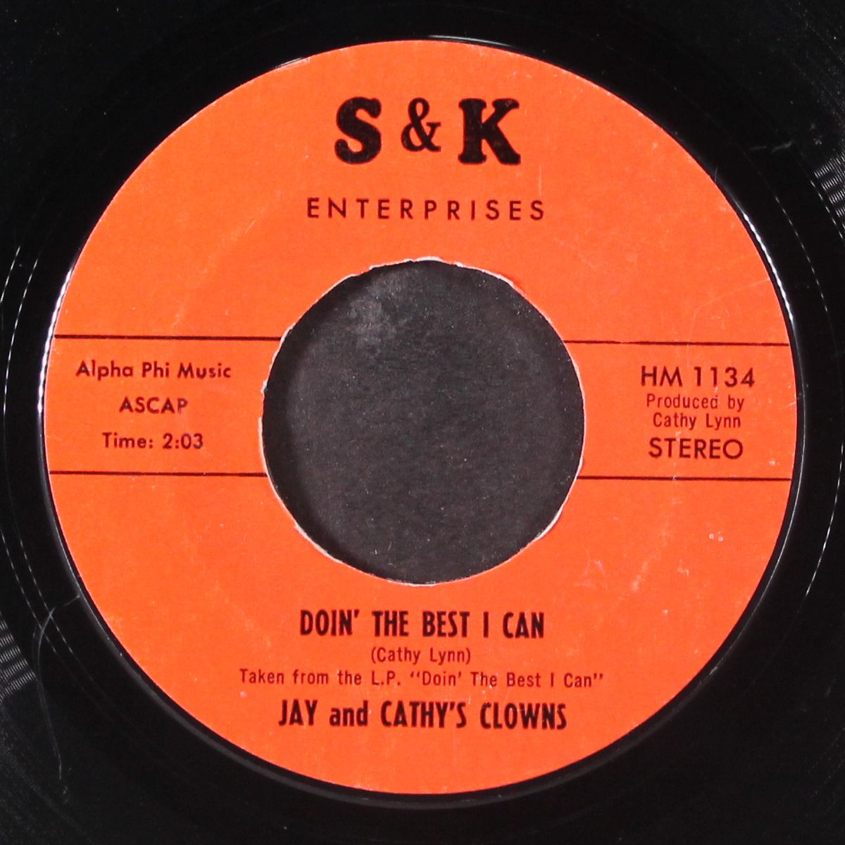 the bottle / doin' the best i can by JAY & CATHY'S CLOWNS