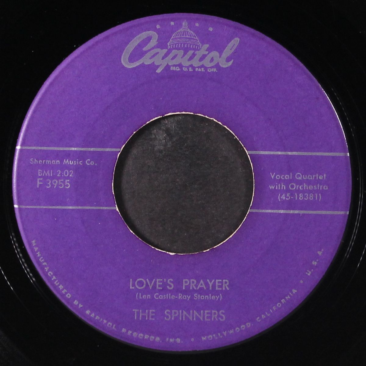 love's prayer / goofin' by SPINNERS