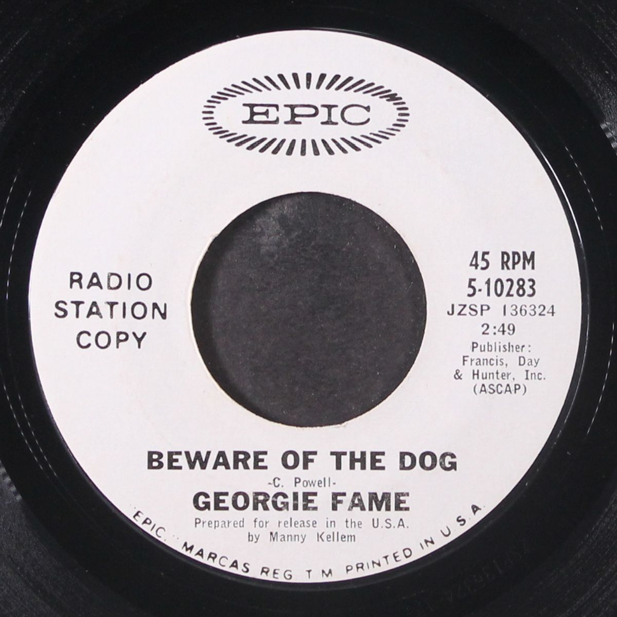 the ballad of bonnie & clyde / beware of the dog by GEORGIE FAME
