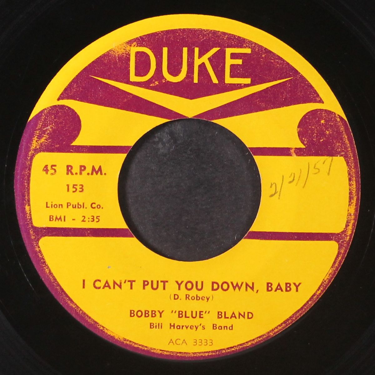 you've got bad intentions / i can't put you down, baby by BOBBY BLAND