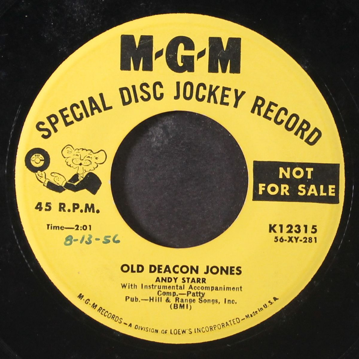 she's a going jessie / old deacon jones by ANDY STARR