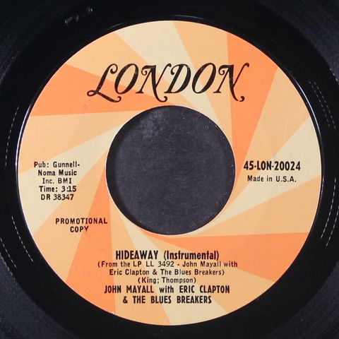 JOHN MAYALL, ERIC CLAPTON & BLUES BREAKERS