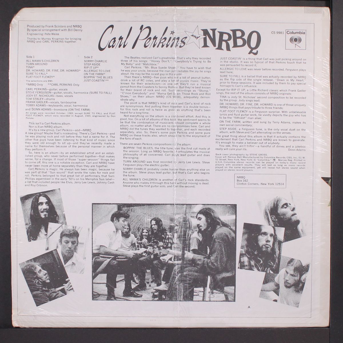 boppin' the blues by CARL PERKINS & NRBQ