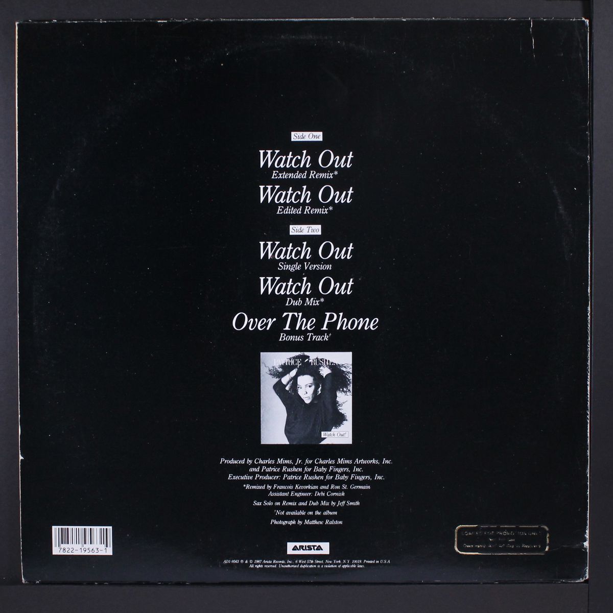 watch out by PATRICE RUSHEN
