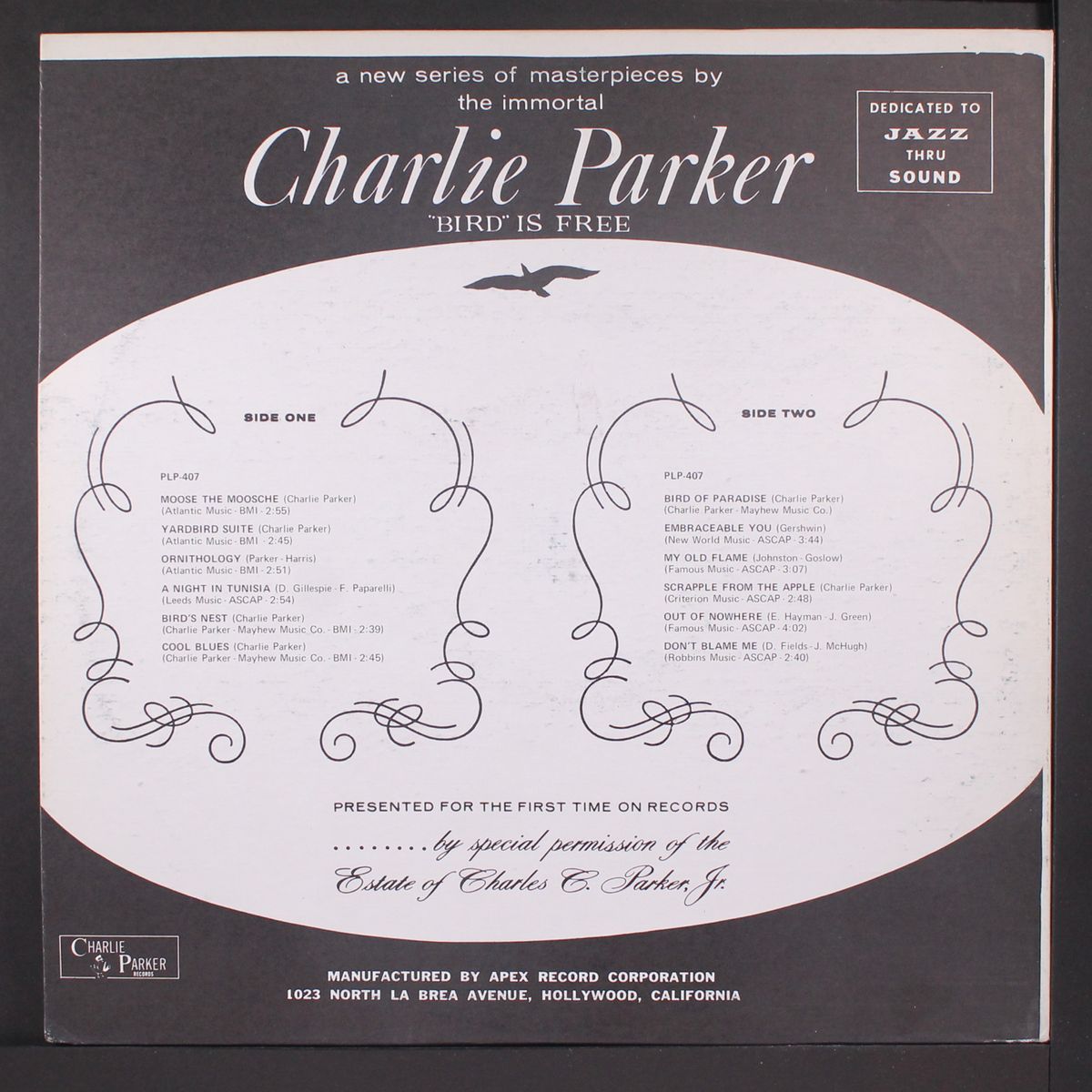 bird symbols by CHARLIE PARKER