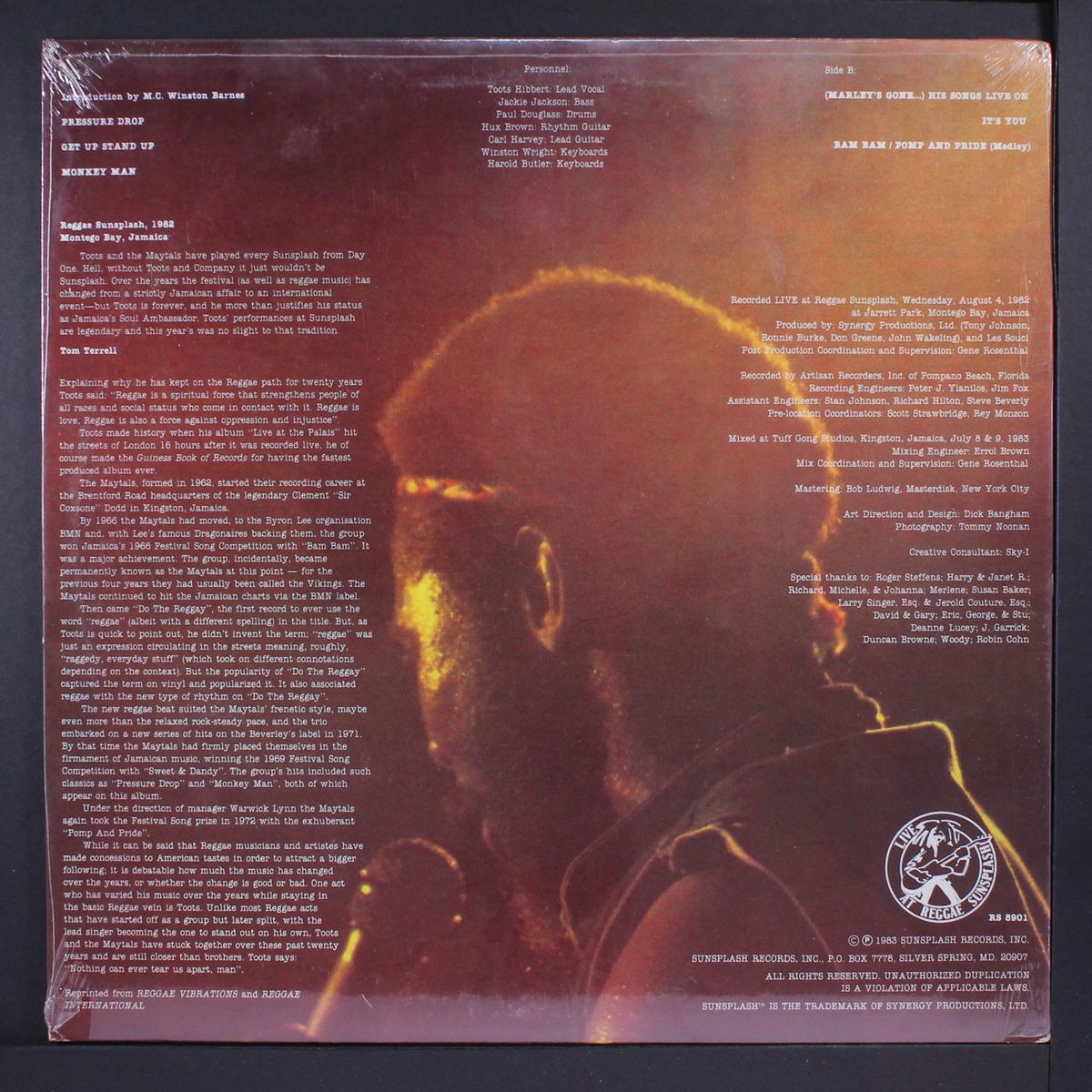 live at reggae sunsplash by TOOTS & MAYTALS