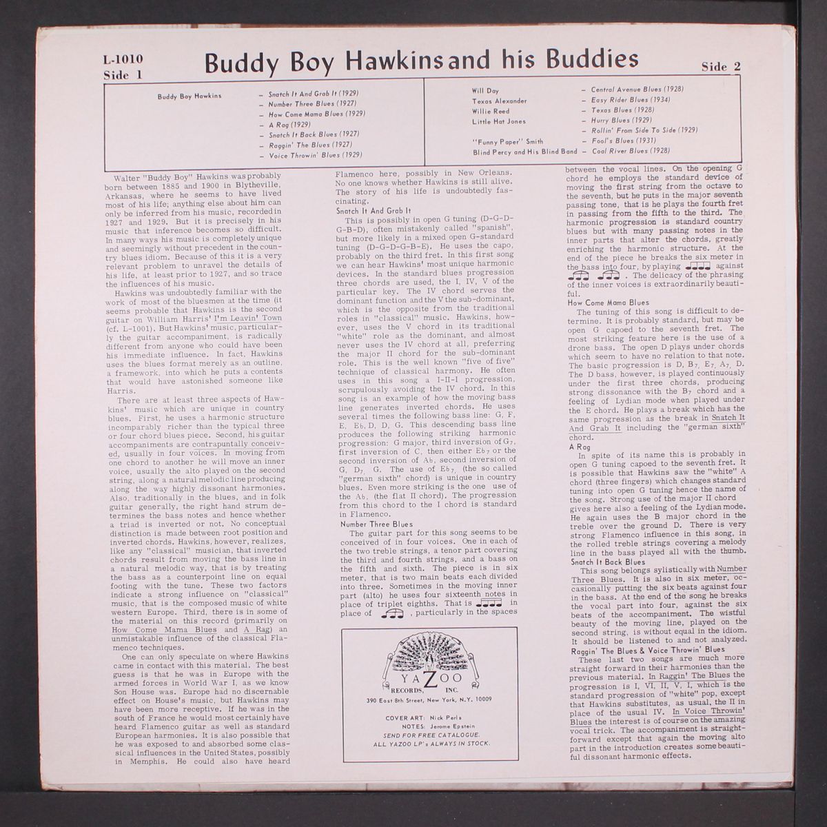 1927 - 1934 by BUDDY BOY HAWKINS & HIS BUDDIES