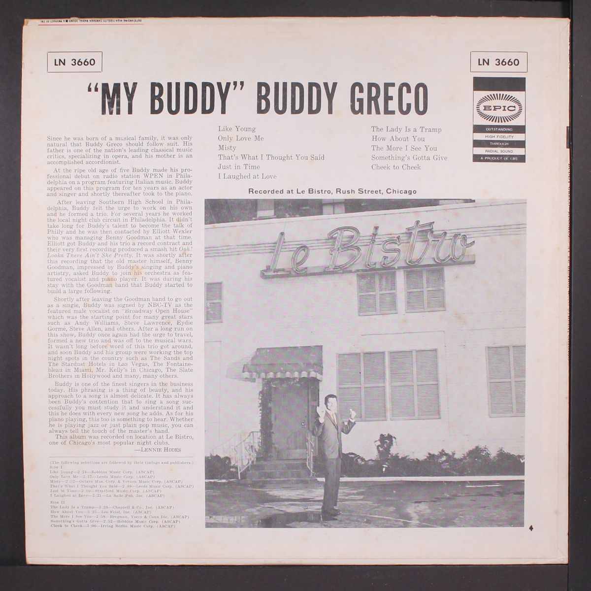 my buddy by BUDDY GRECO