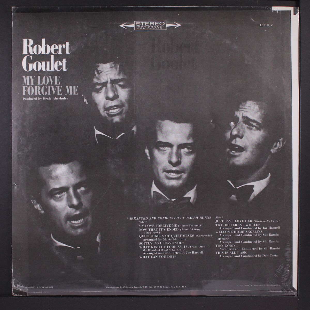 my love forgive me by ROBERT GOULET