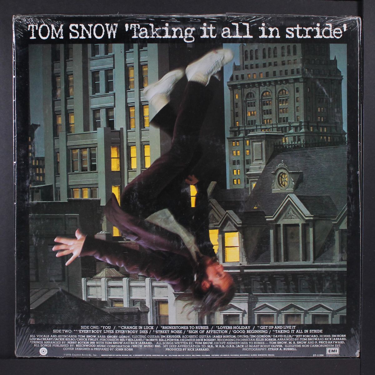 taking it all in stride by TOM SNOW