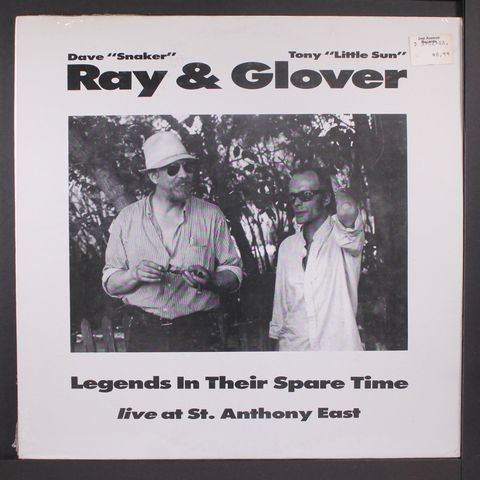 DAVE "SNAKER" RAY & TONY "LITTLE SUN" GLOVER