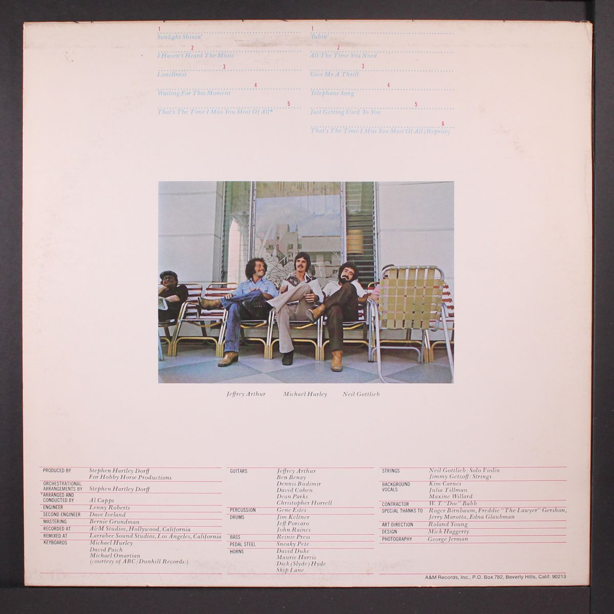sunlight shinin' by ARTHUR, HURLEY & GOTTLIEB