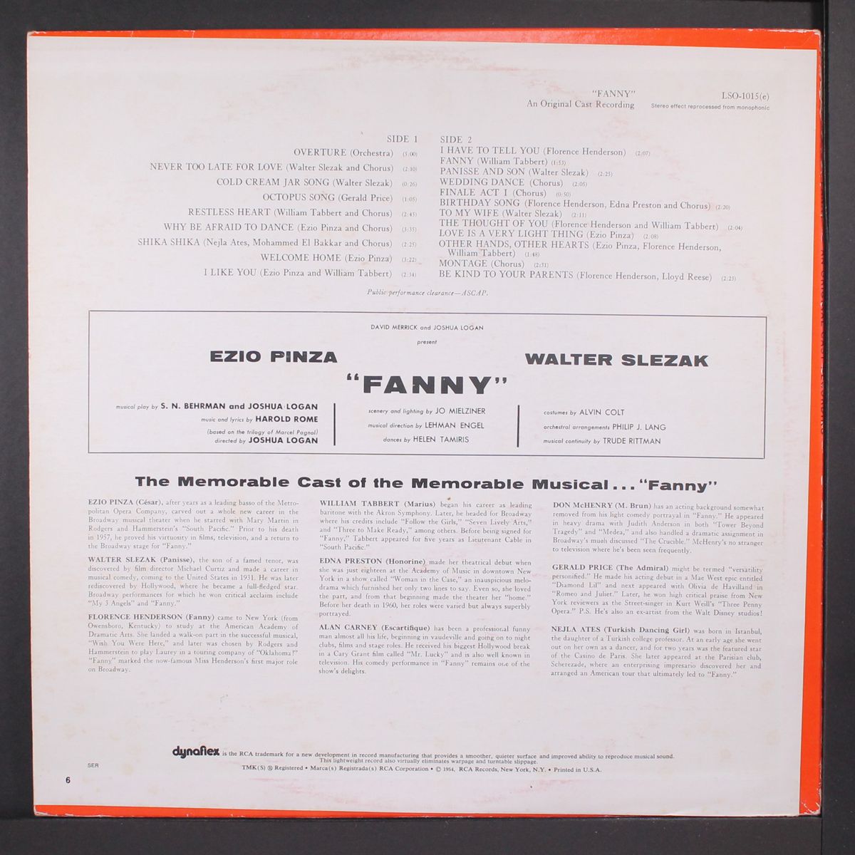 fanny by ORIGINAL CAST