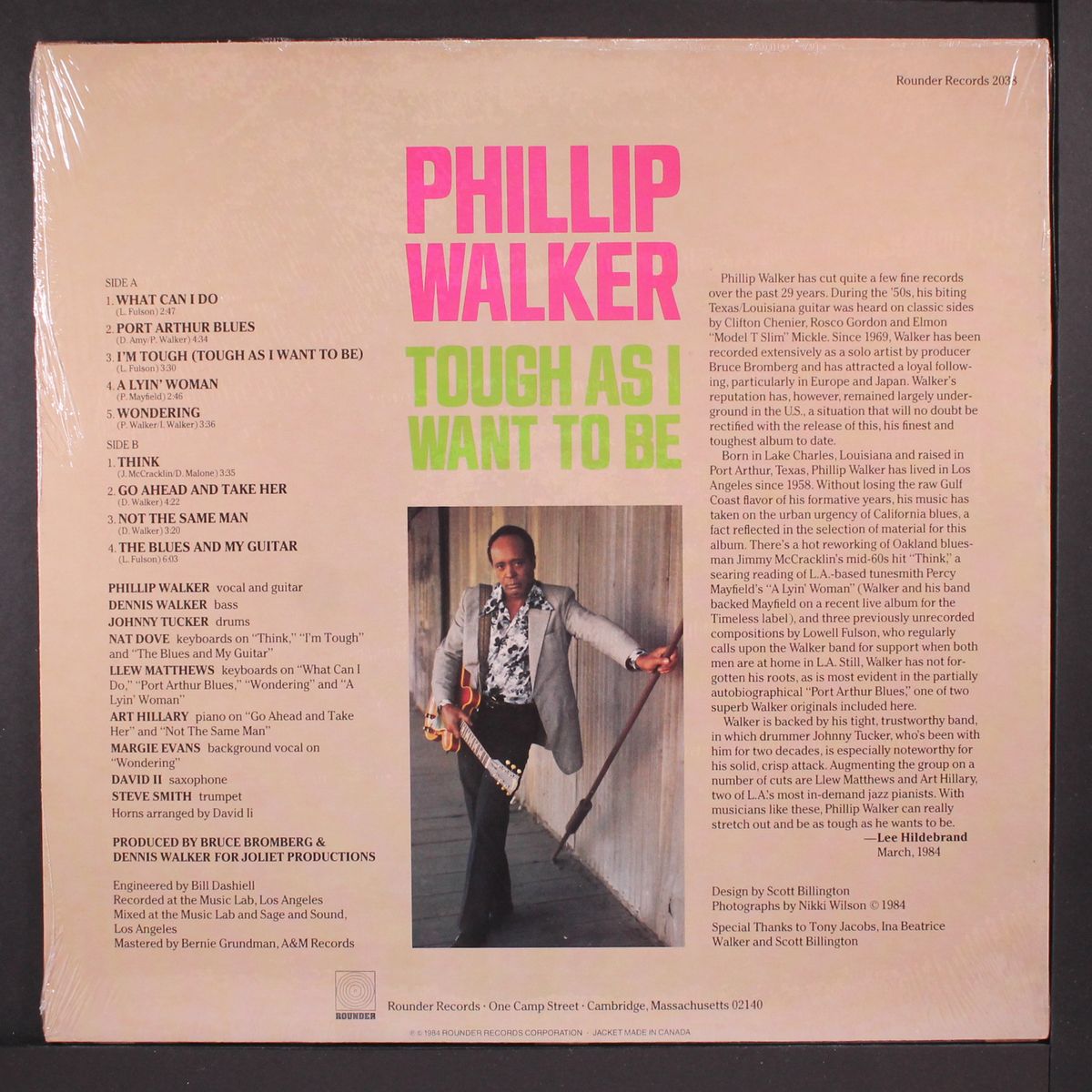 tough as i want to be by PHILIP WALKER