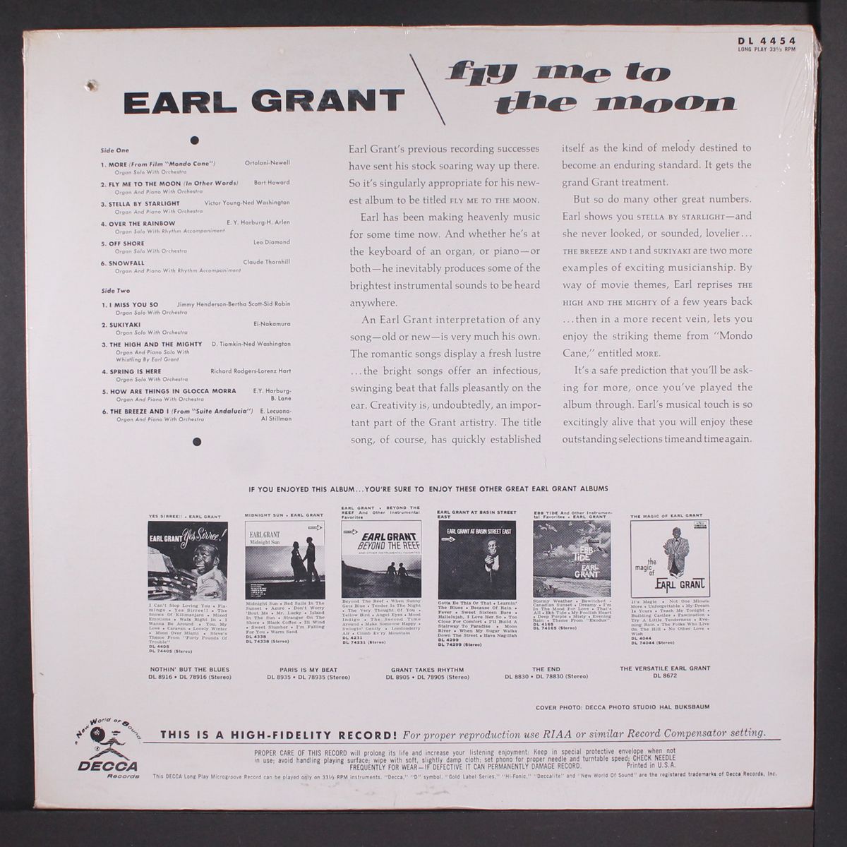 fly me to the moon by EARL GRANT