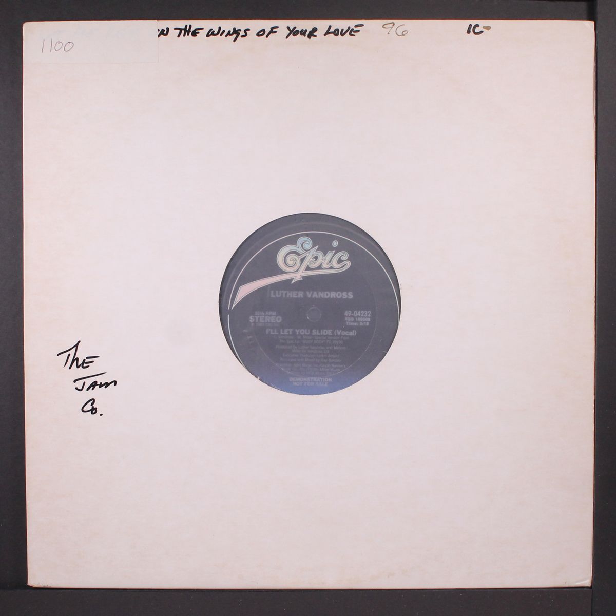 i'll let you slide / instro by LUTHER VANDROSS