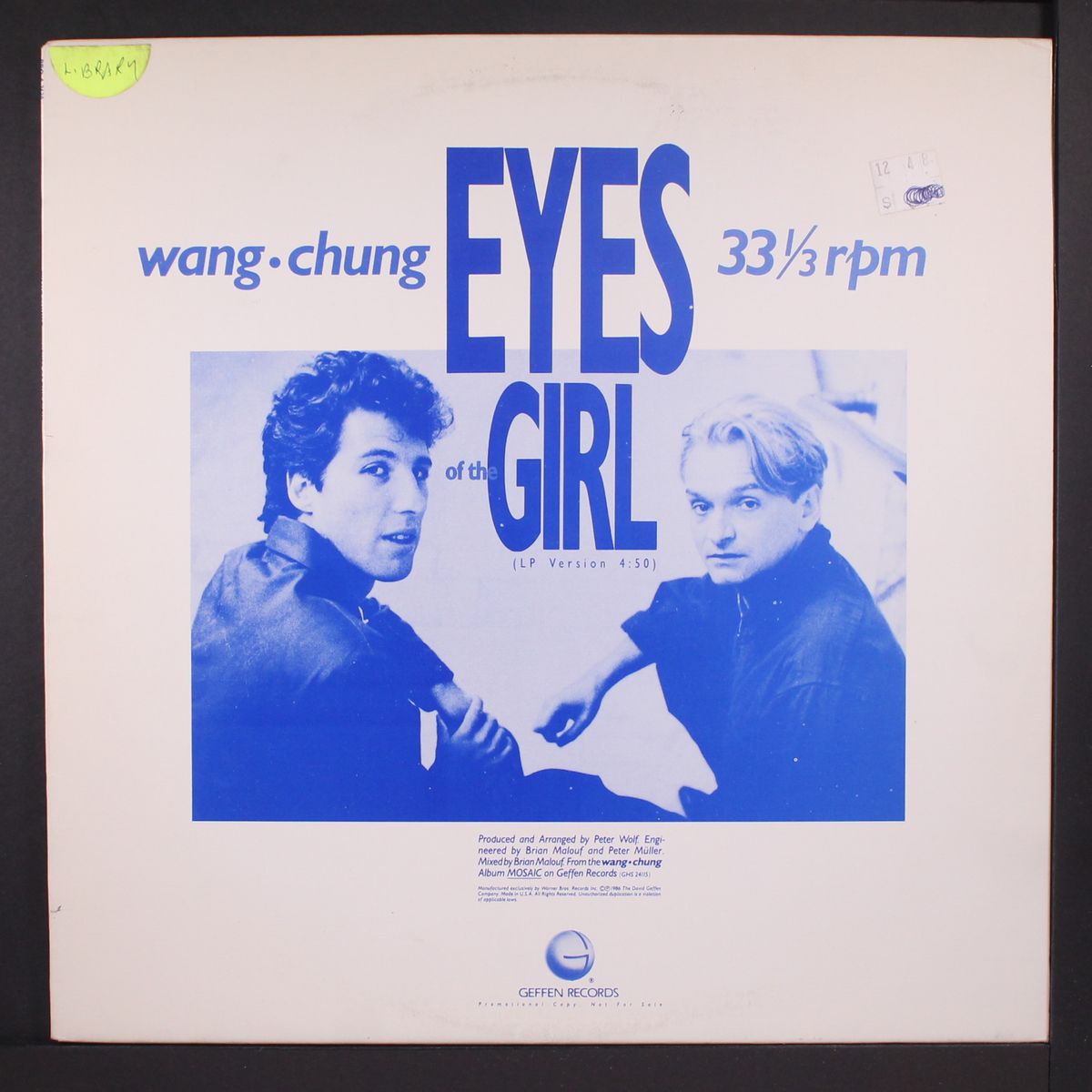 eyes of the girl / same by WANG CHUNG