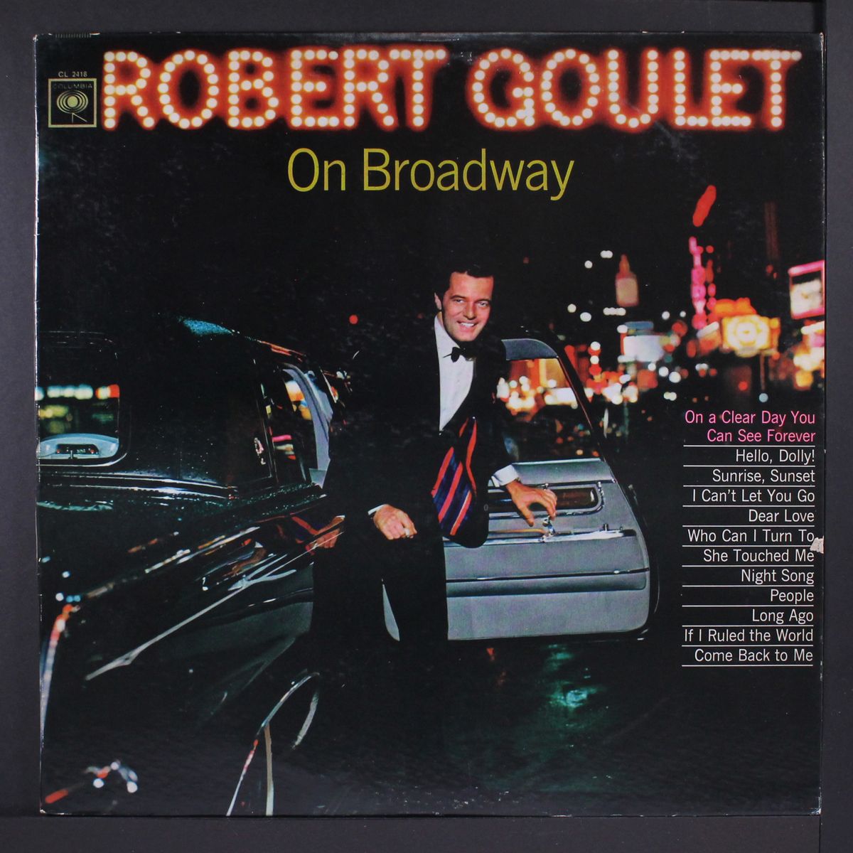 on broadway by ROBERT GOULET