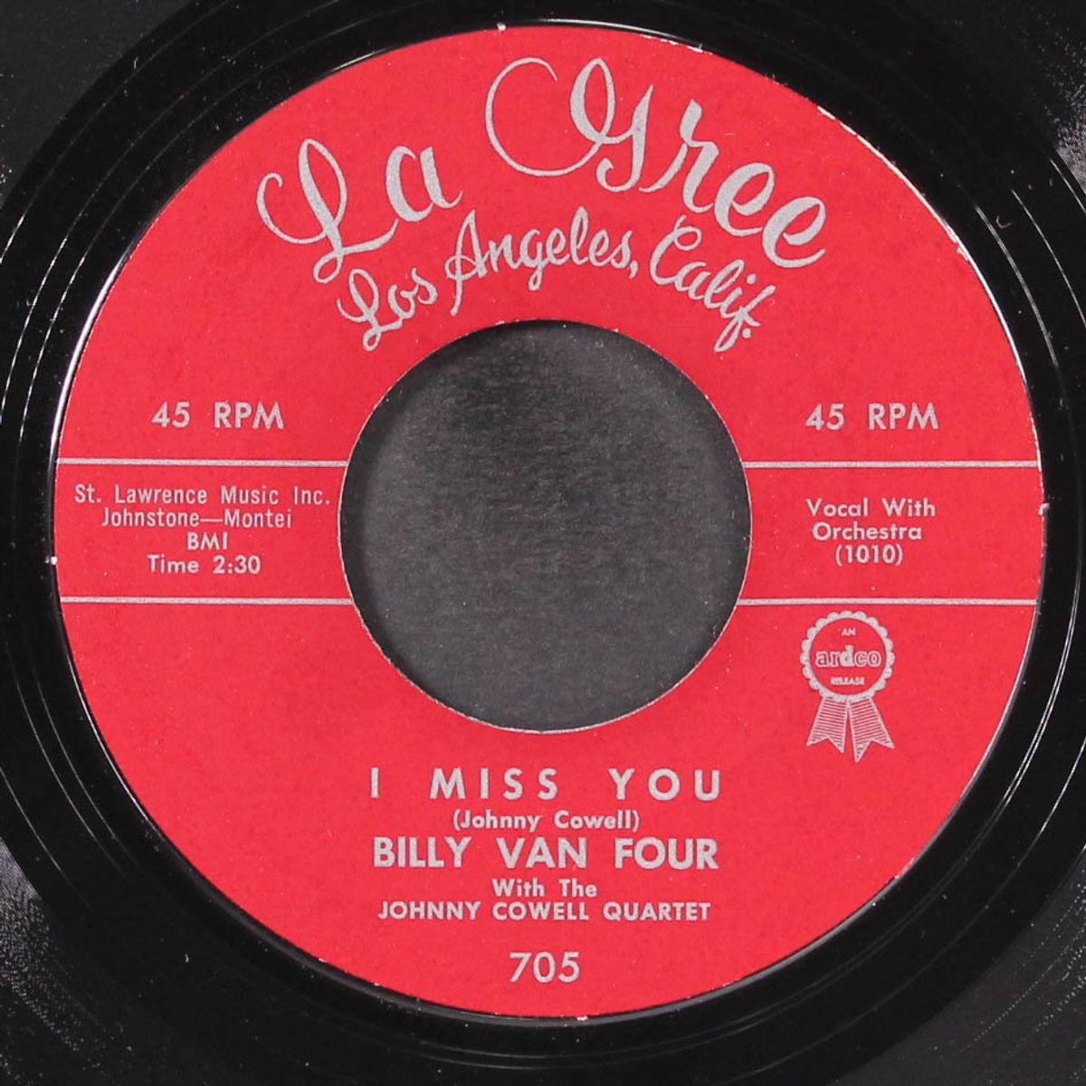 i miss you / the last sunrise by BILLY VAN FOUR