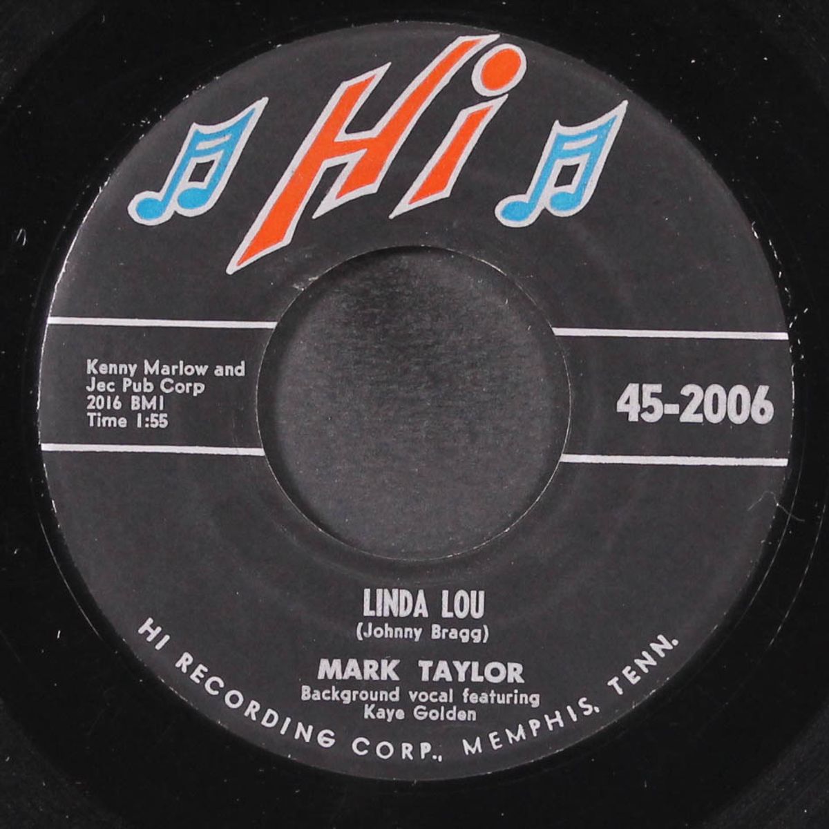 linda lou / my greatest dream by MARK TAYLOR