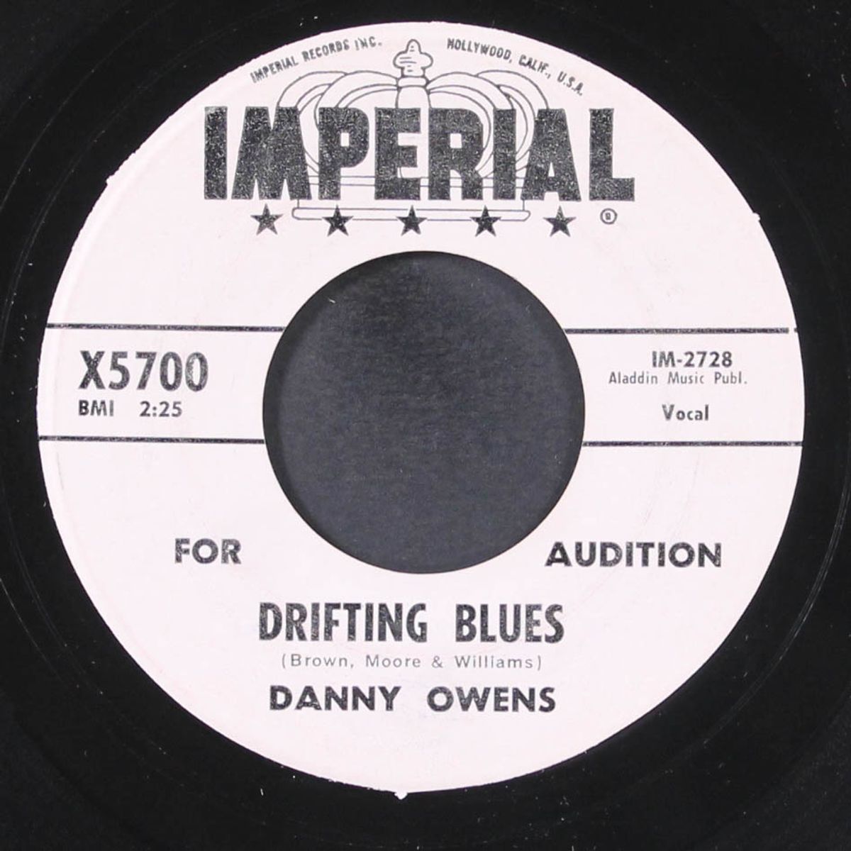 what have i done? / drifting blues by DANNY OWENS