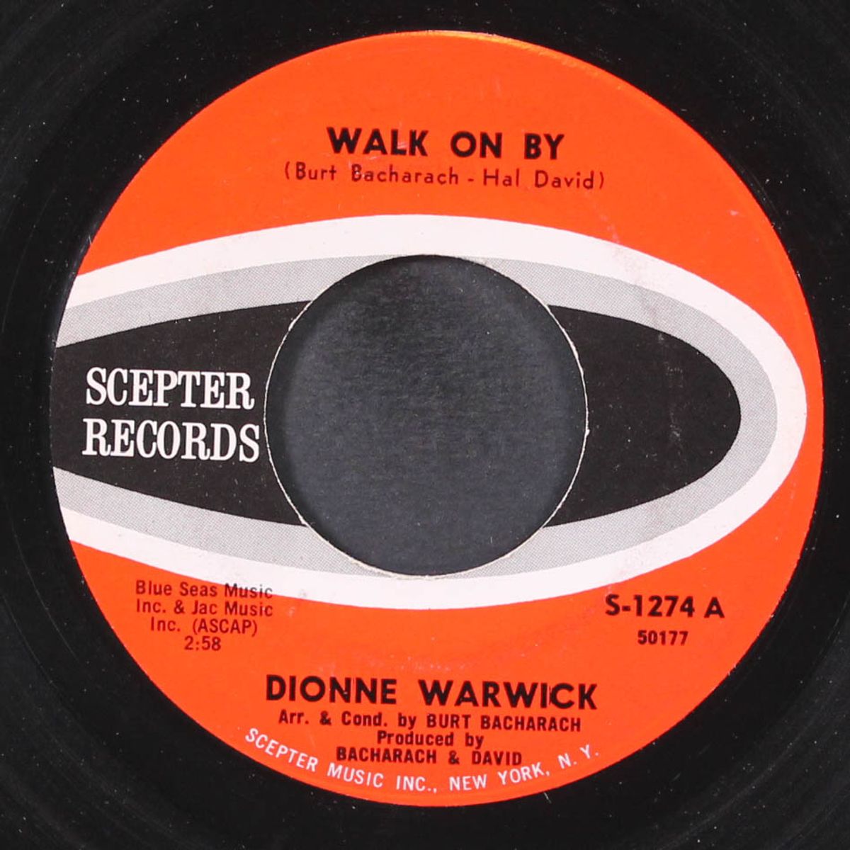 walk on by / any old time of day by DIONNE WARWICK