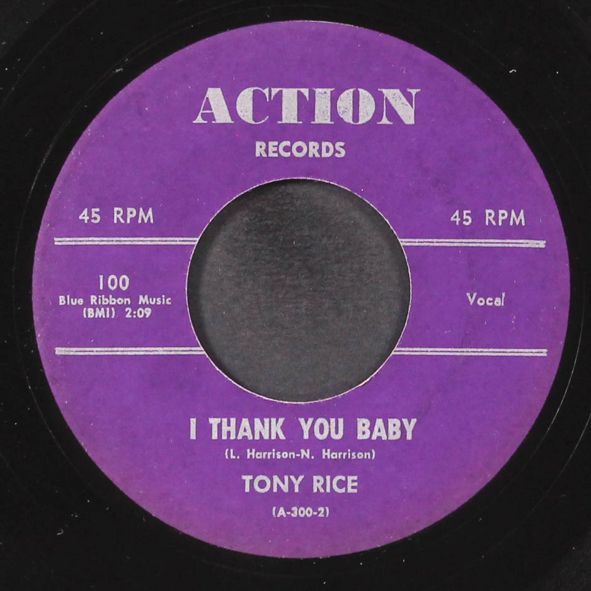 i thank you baby / my darling y-o-u by TONY RICE