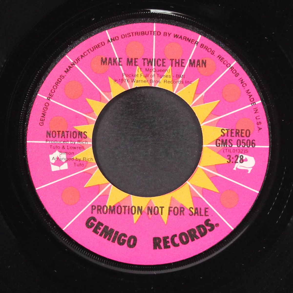 make me twice the man / mono by NOTATIONS