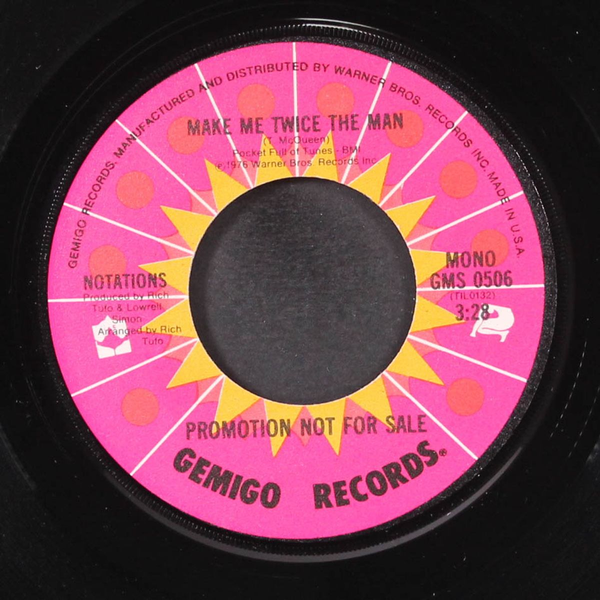 make me twice the man / mono by NOTATIONS