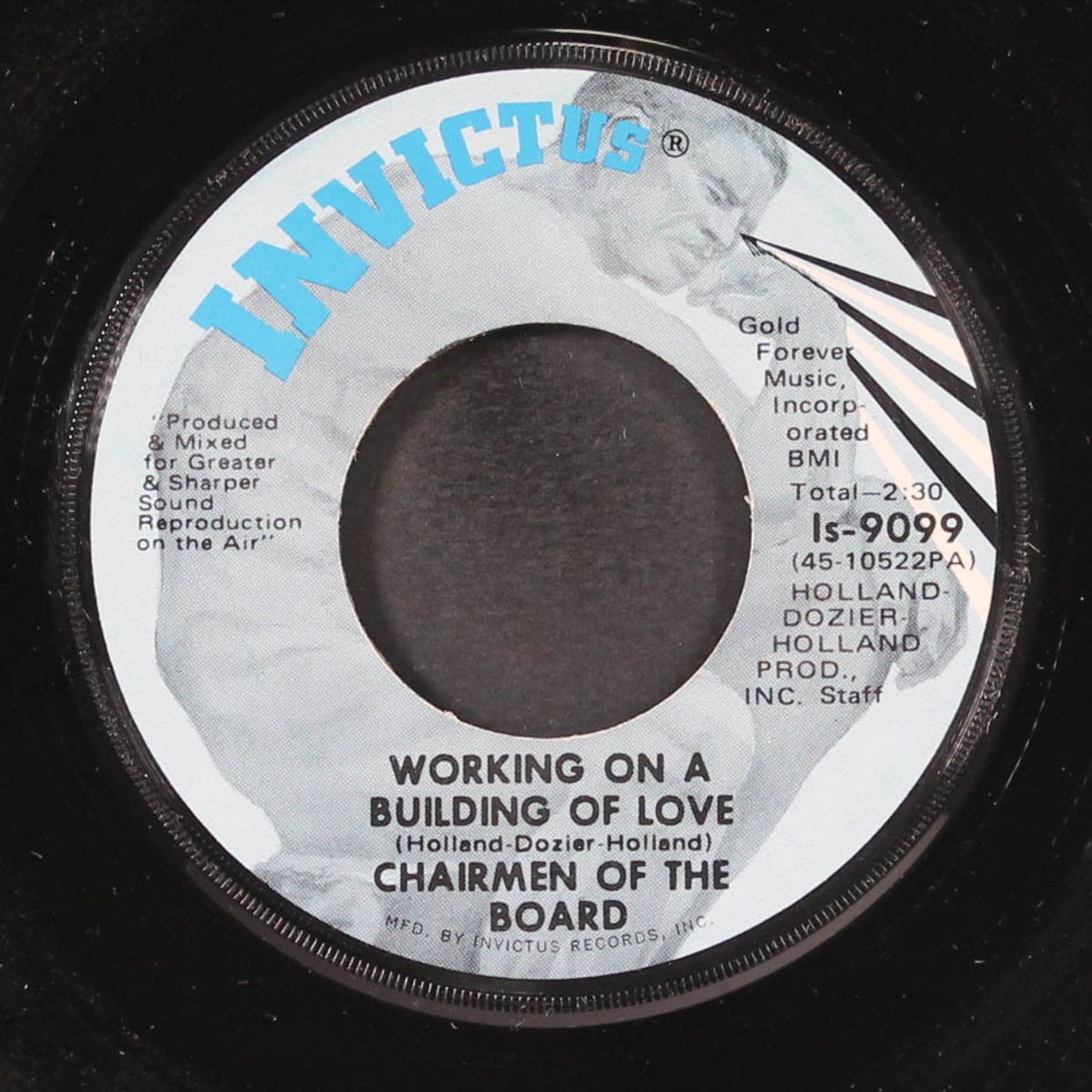 try on my love for size / working on a building of love by CHAIRMEN OF THE BOARD