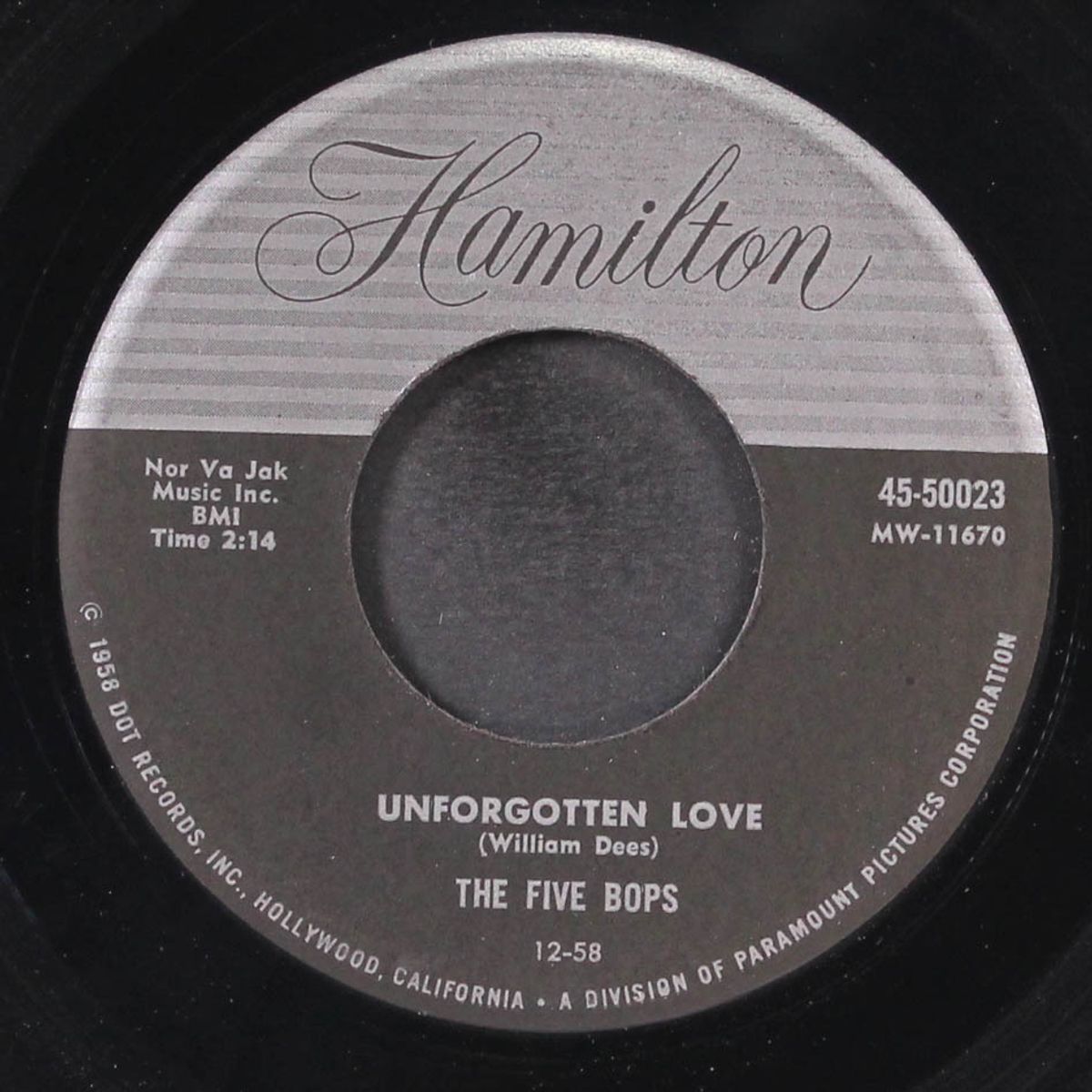 jitterbuggin' / unforgotten love by FIVE BOPS