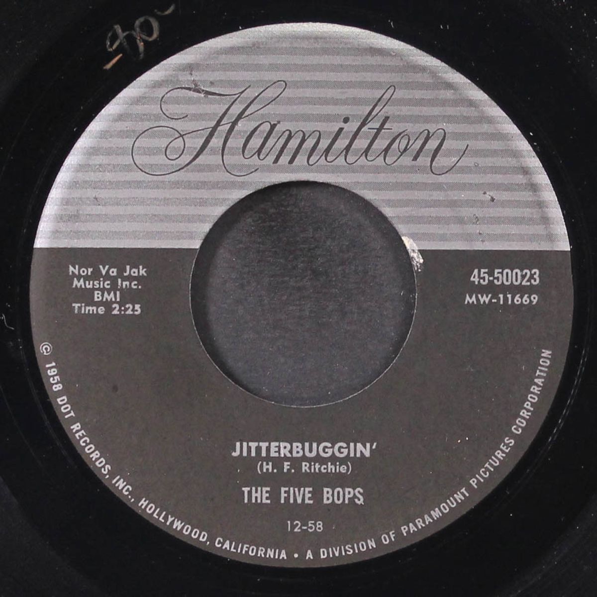 jitterbuggin' / unforgotten love by FIVE BOPS