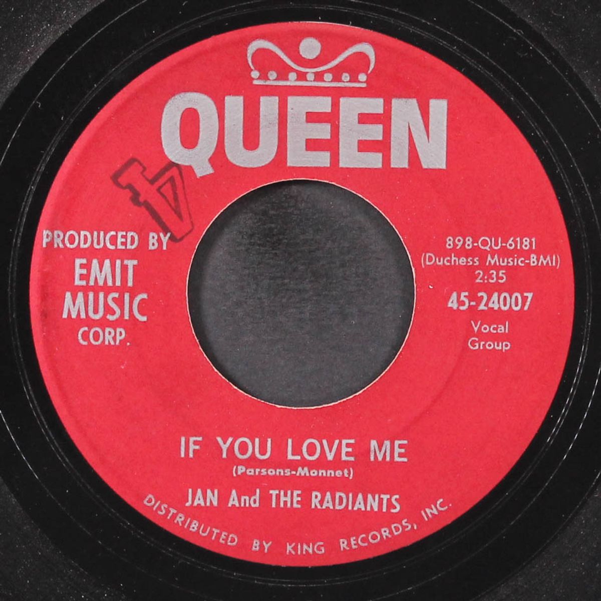 if you love me / is it true by JAN & RADIANTS