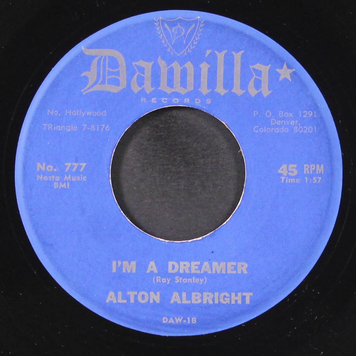 i'm a dreamer / my little black book by ALTON ALBRIGHT