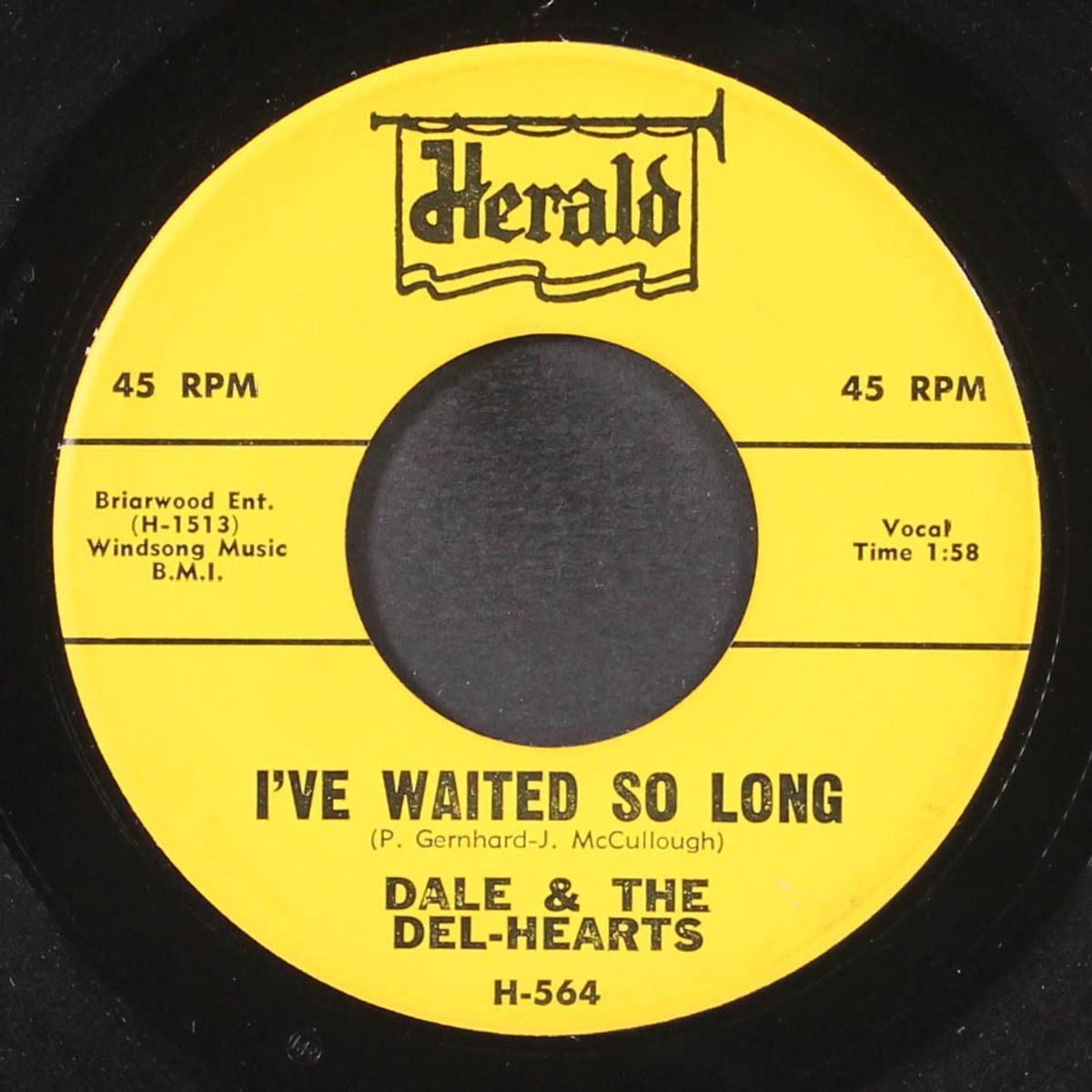 i've waited so long / always and ever by DALE & DEL-HEARTS