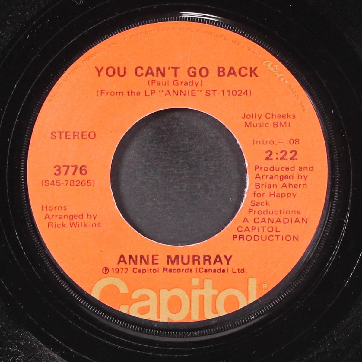 love song / you can't go back by ANNE MURRAY