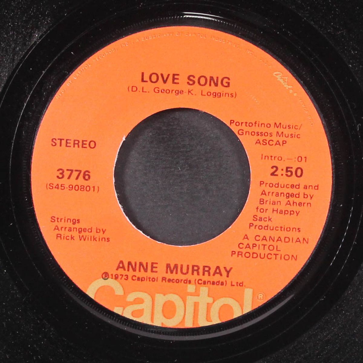 love song / you can't go back by ANNE MURRAY